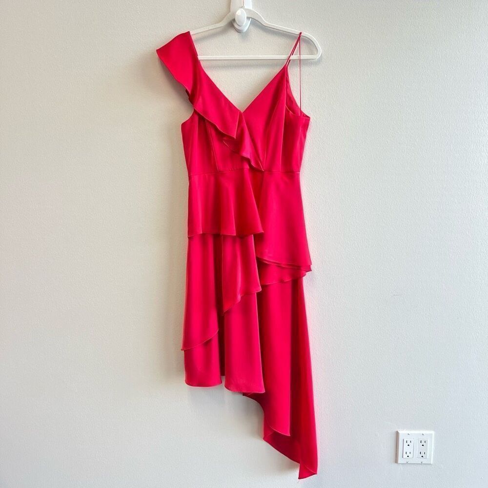 Aidan Mattox 10 Red Dress - Picture 1 of 13